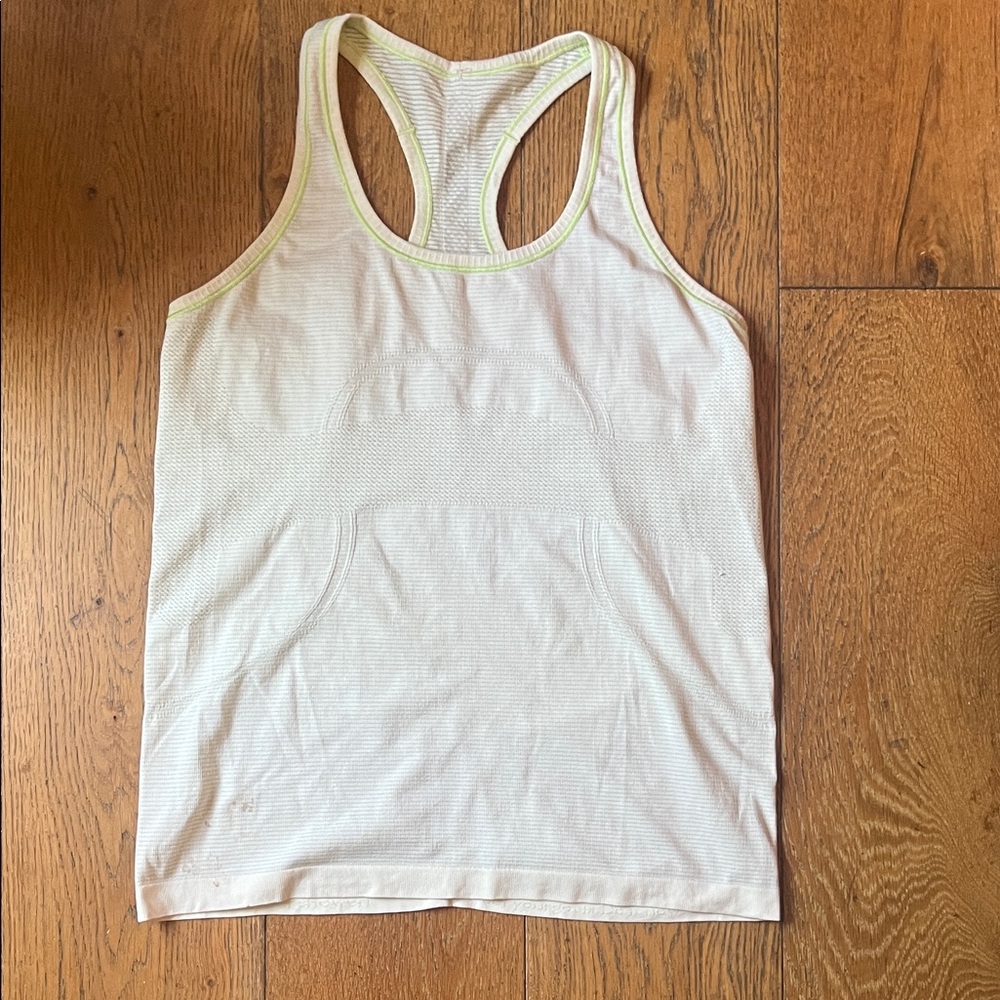 lululemon athletica White Muscle Tee